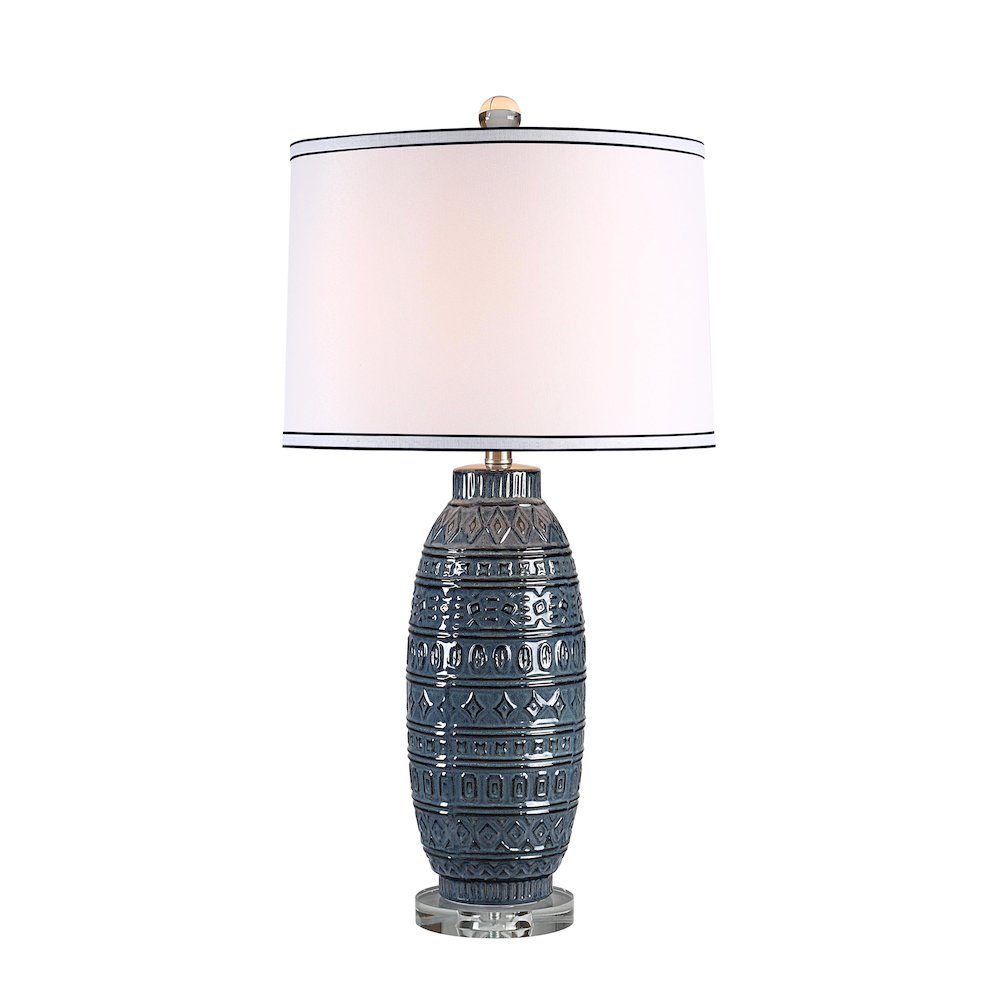 Spirea 30.47" Height Table Lamp, Blue. Picture 3