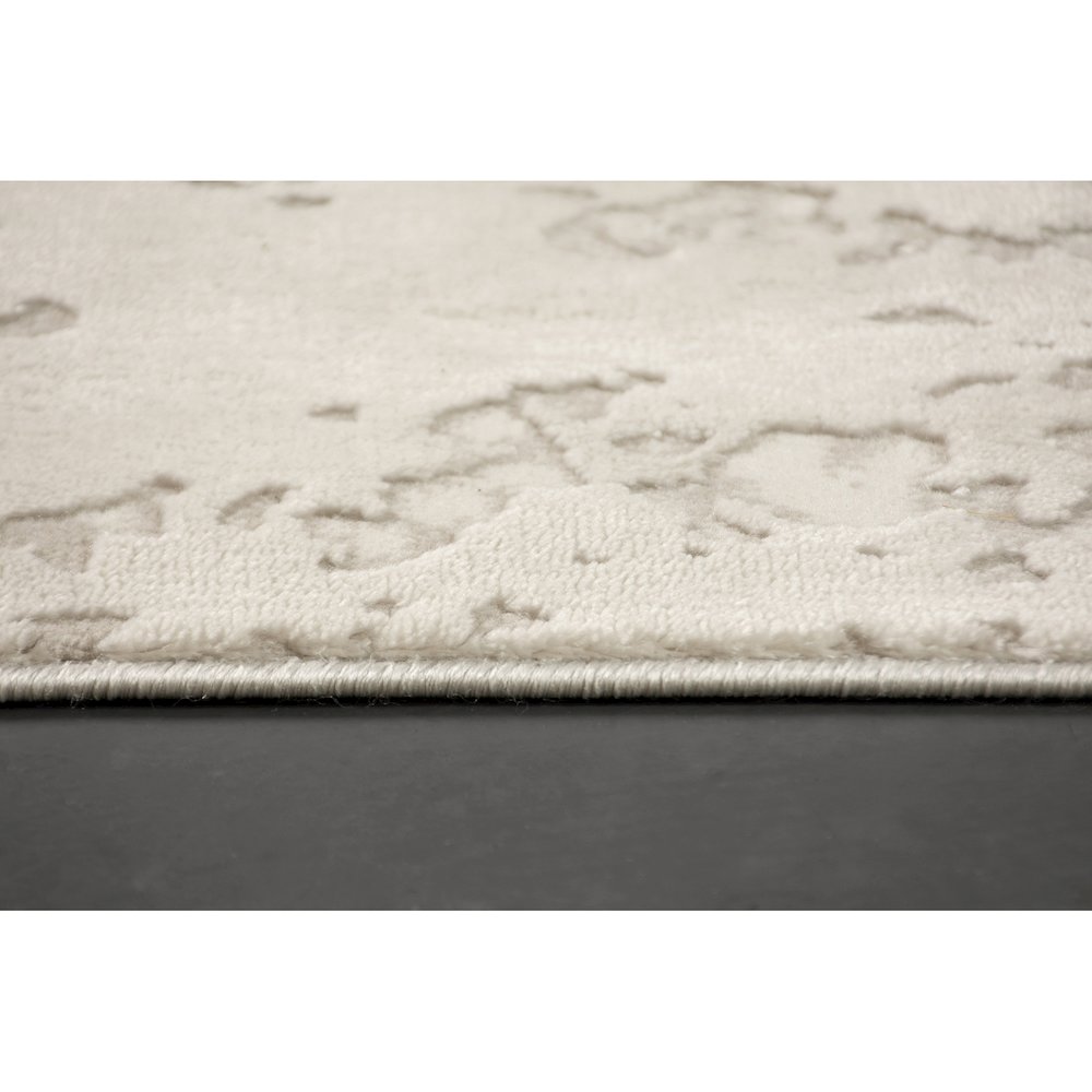 CAMILA Grey/Off-white 3 x 10 Indoor Rug. Picture 5