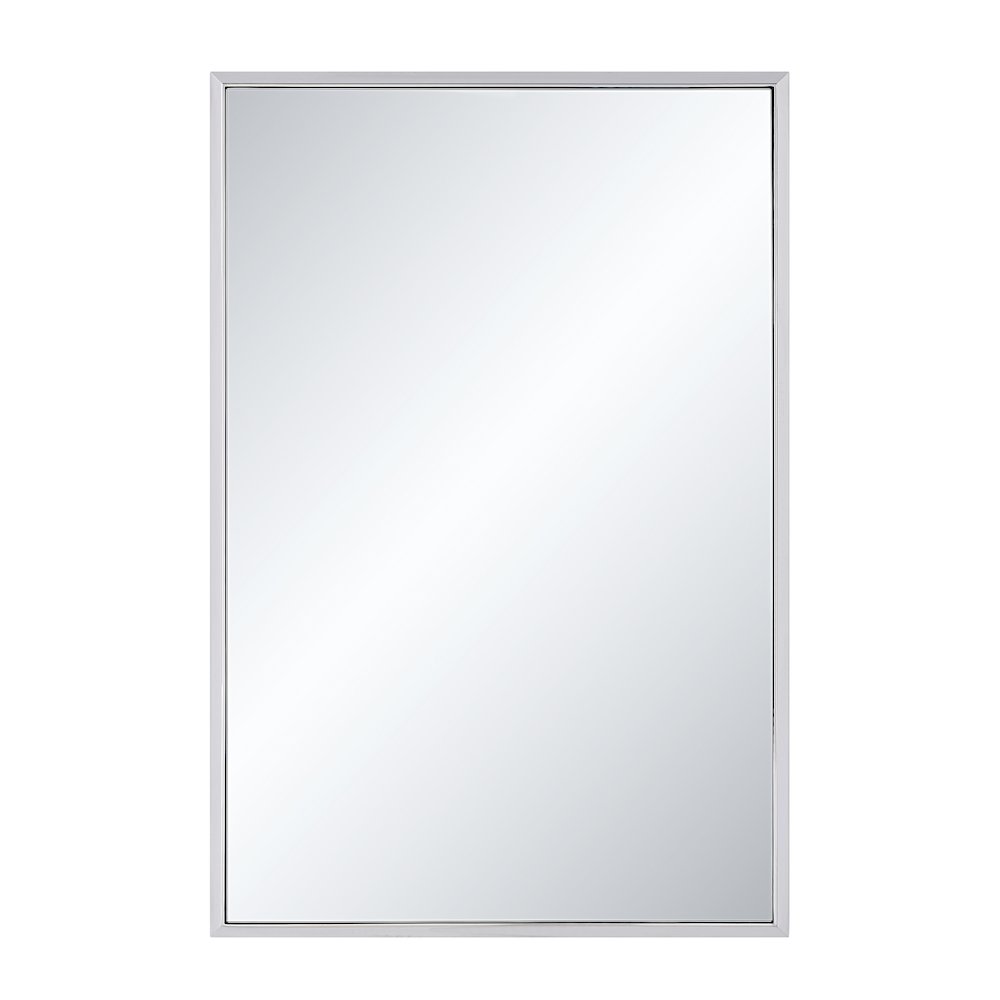 Dapia 36" H x 24" W Wall Mirror, Grey. Picture 1