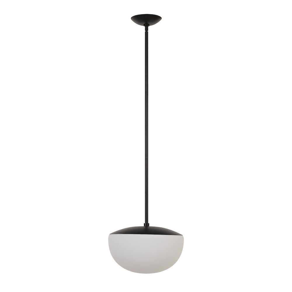 Aditi 71" Height Ceiling Fixture, Milk White. Picture 1