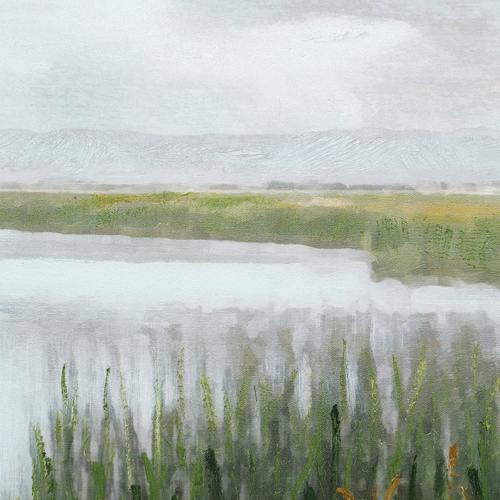 Tallow 40" H x 60" W Canvas Art, Green. Picture 5
