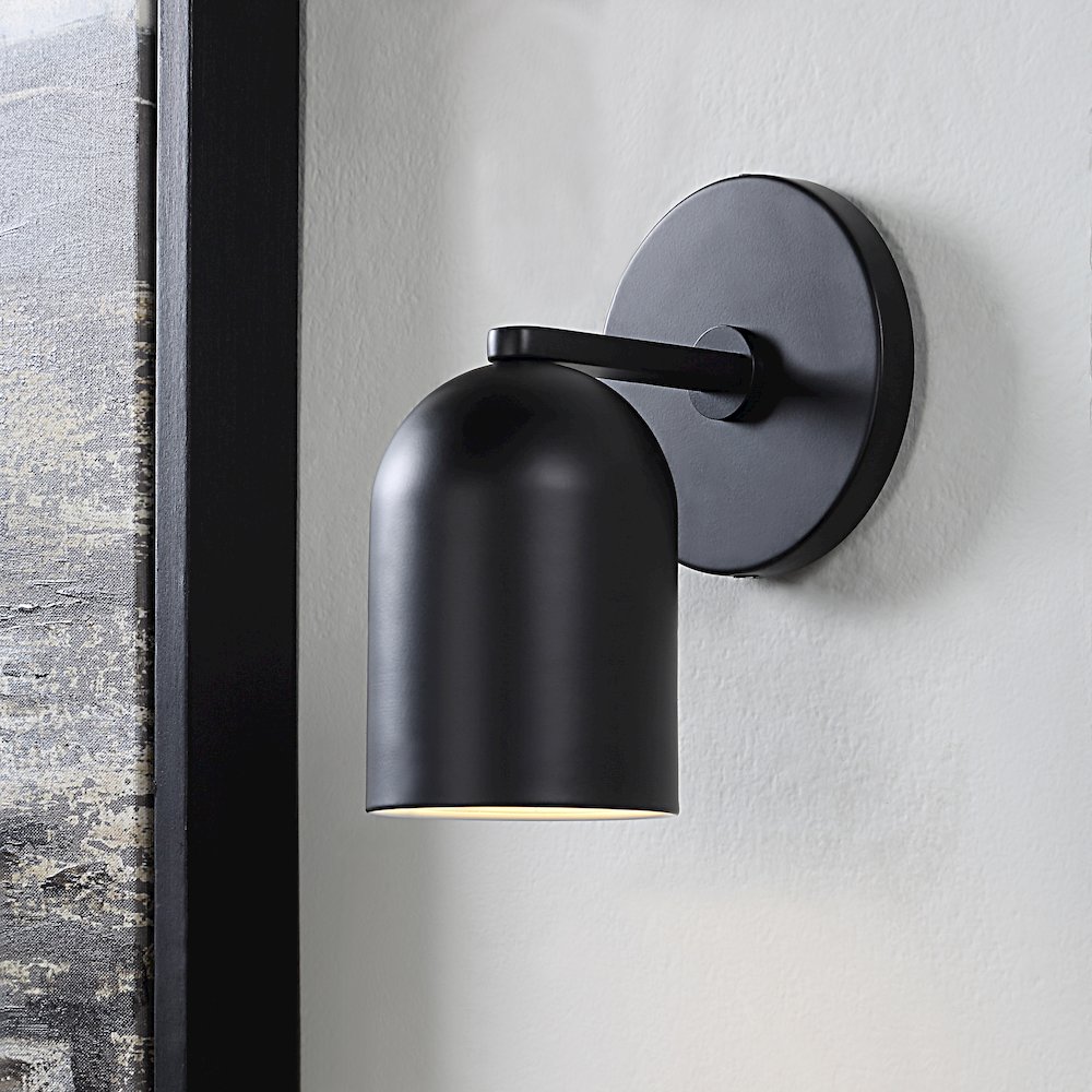 Valonia Wall Sconce In Black Color. Picture 2