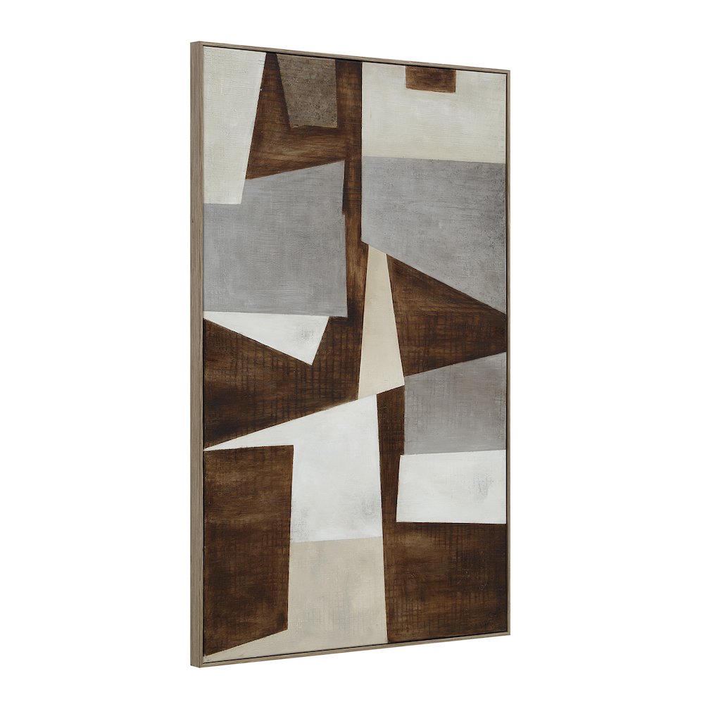 Cannella 40" Wide Canvas Art with Wood Frame, Medium Walnut. Picture 2