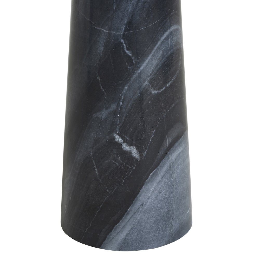 Mercura Indoor Toronto Brown Marble Side Table. Picture 5