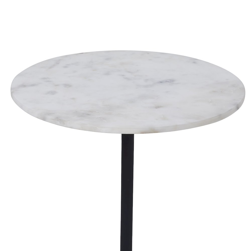 Barker Side Table In Black Color. Picture 3