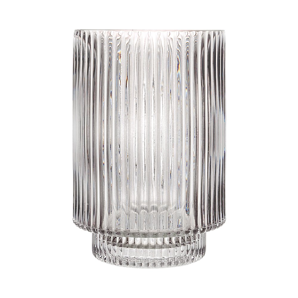 Amiens Glass Vase In Grey Color. Picture 3