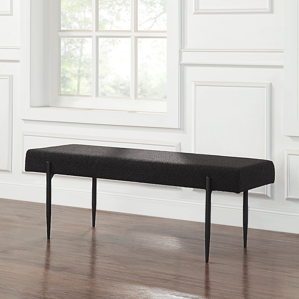 Lowe Bench In Black Color. Picture 2