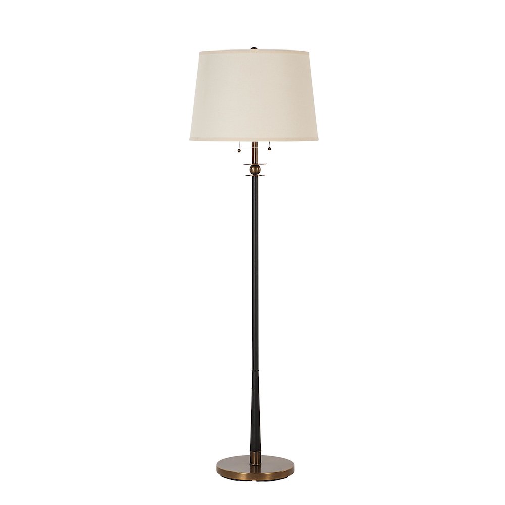 Alban 59" Height Floor Lamp, Black. Picture 3