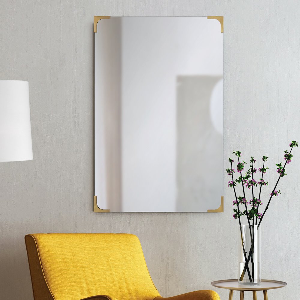 Eros 24 in. x 36 in. Rectangular Unframed Mirror. Picture 2