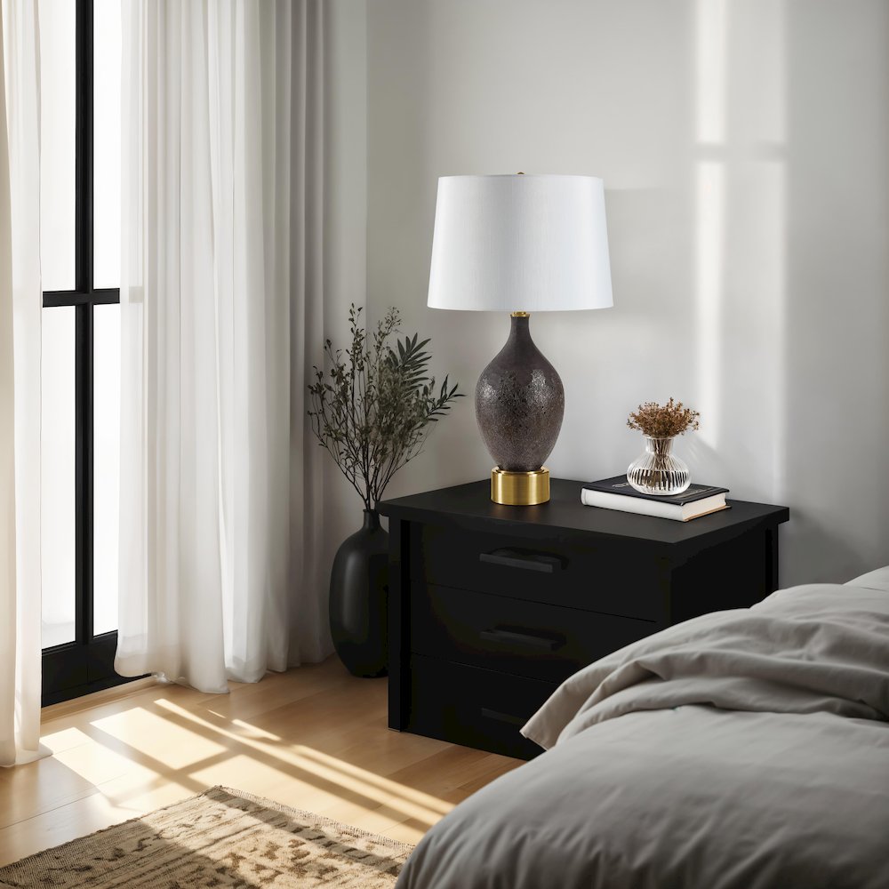 Weldon 26.0" Height Table Lamps, Brown. Picture 2