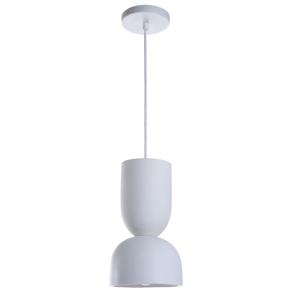 Kala 12" Length Ceiling Fixture, White. Picture 1