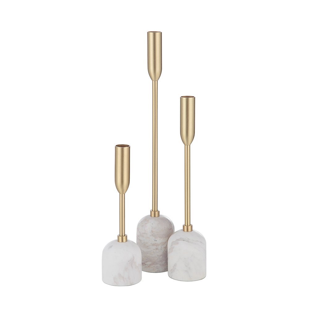 Marchesa Set Of 3 Tapered Candle Holder. Picture 1