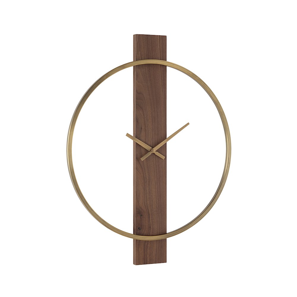 Avigail Wall Clock, Antique Brushed Brass. Picture 3