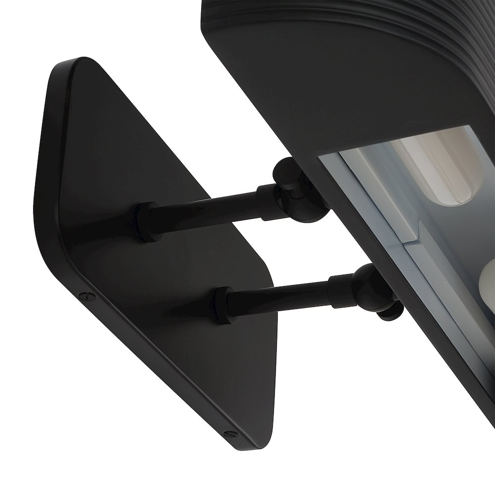 Saba 4.5" Height Wall Sconce, Black. Picture 4