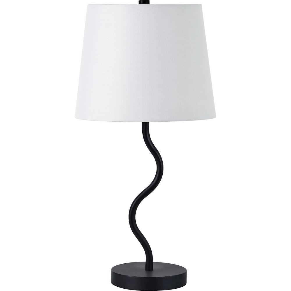 Mayssa 19.75" Length Table Lamp, Matte Black. Picture 1