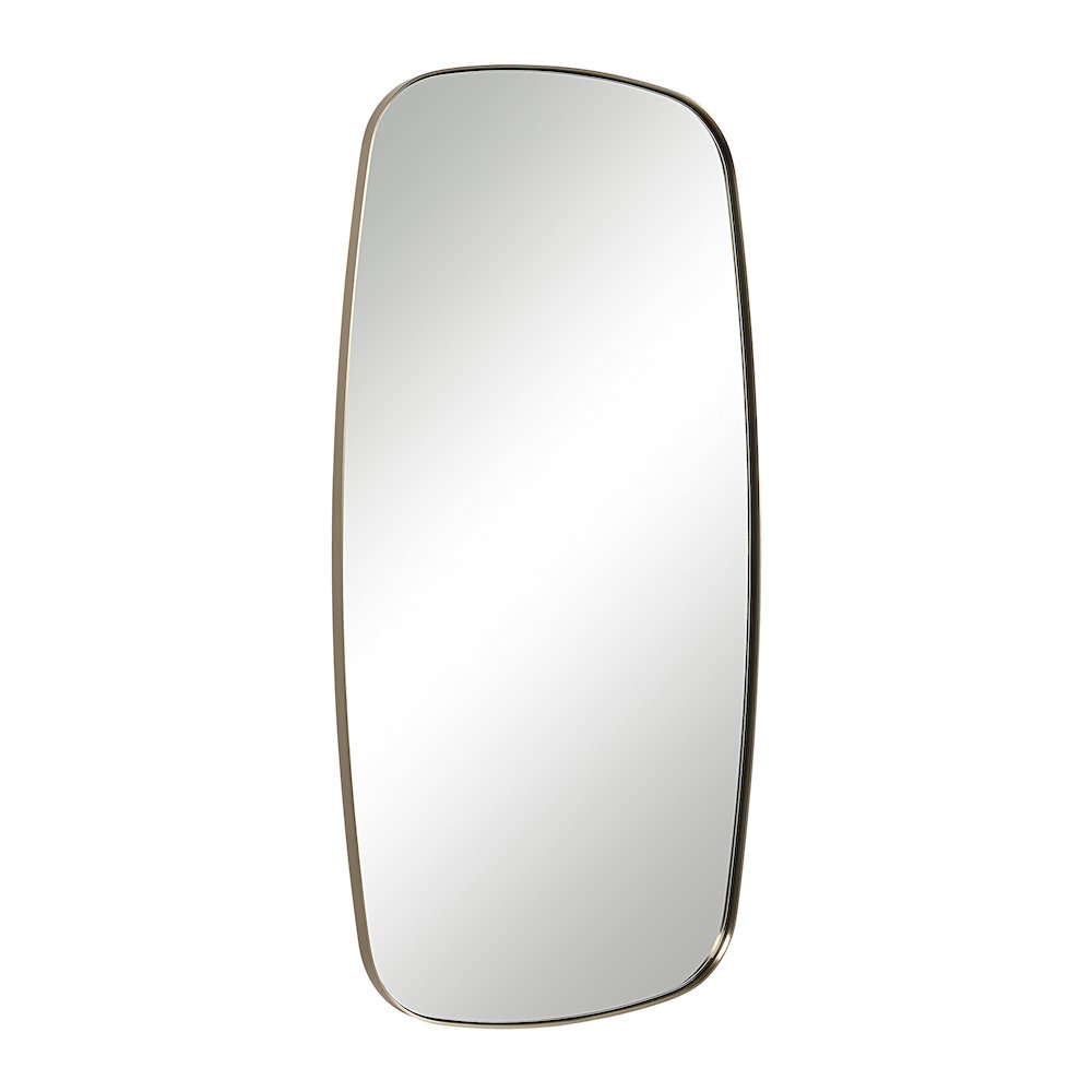 Jacossa 40" H x 20" W Wall Mirror, Yellow. Picture 3