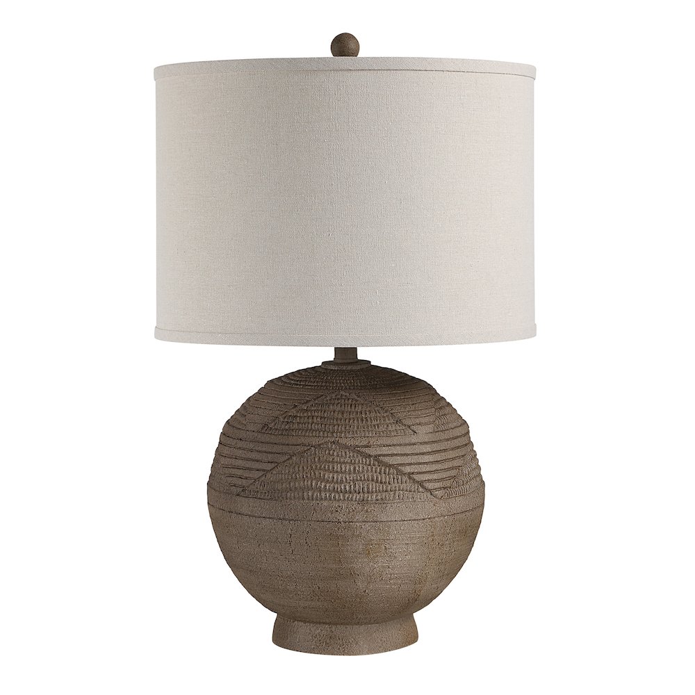 Malya 25.5" Height Table Lamps, Textured Brown. Picture 1