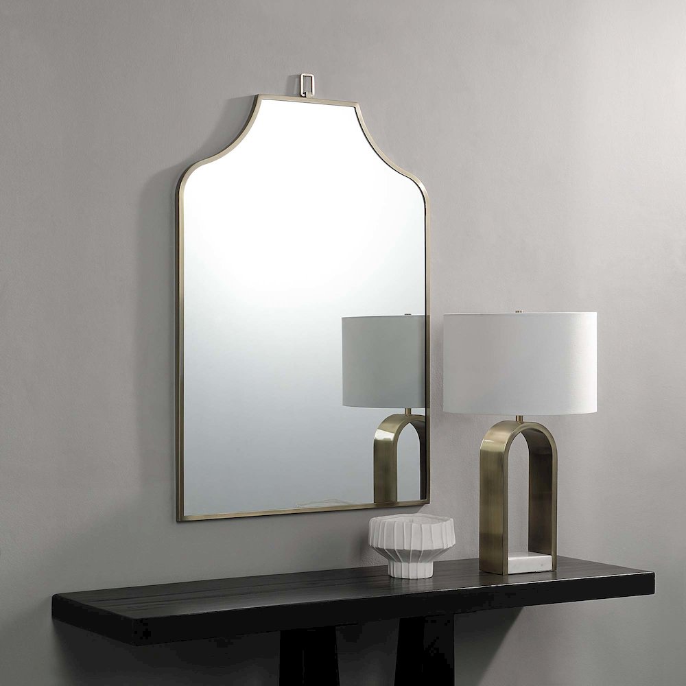 Calliope 30 x 45 Rectangular,Irregular Framed Mirror. Picture 2