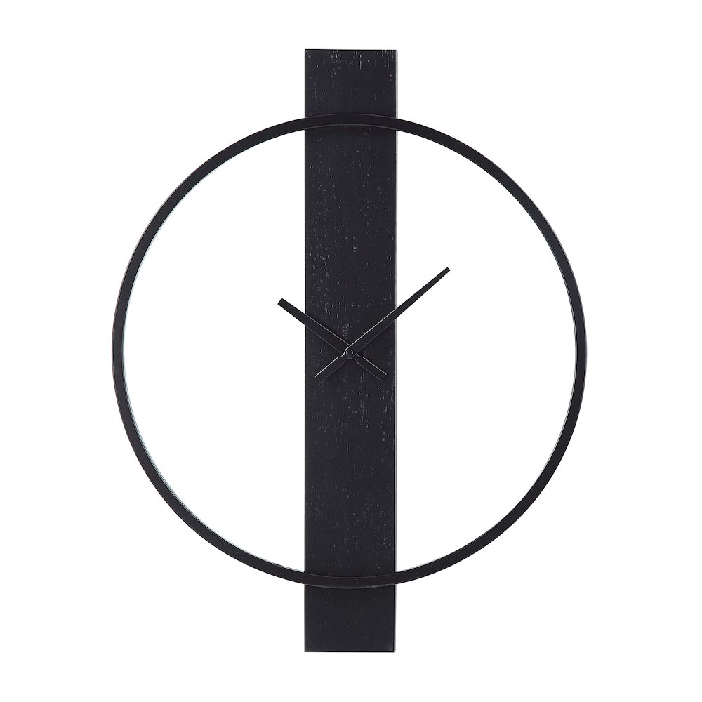 Romane Wall Clock In Black Color. Picture 1