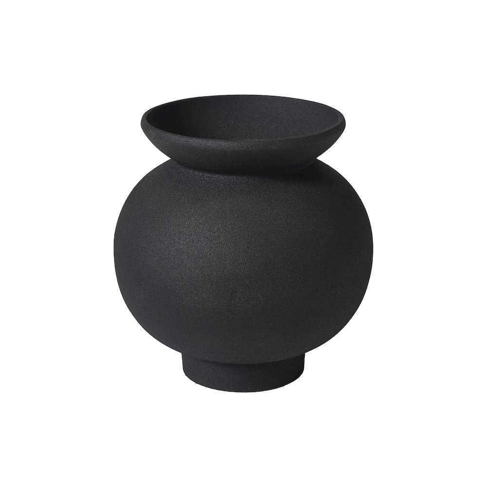 Cadiz Indoor Vase, Black. Picture 1
