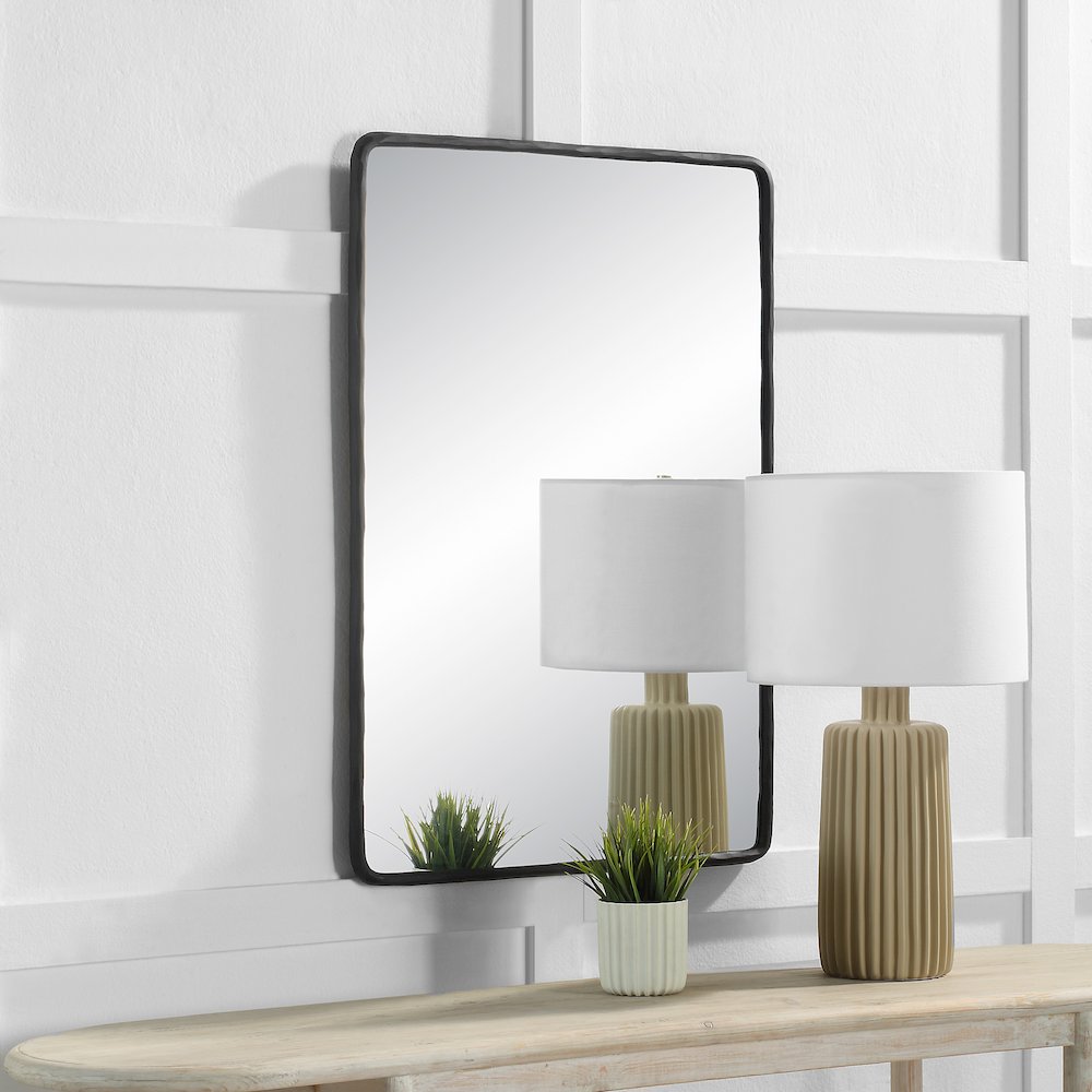 Jorah Wall Mirror In Black Color. Picture 2