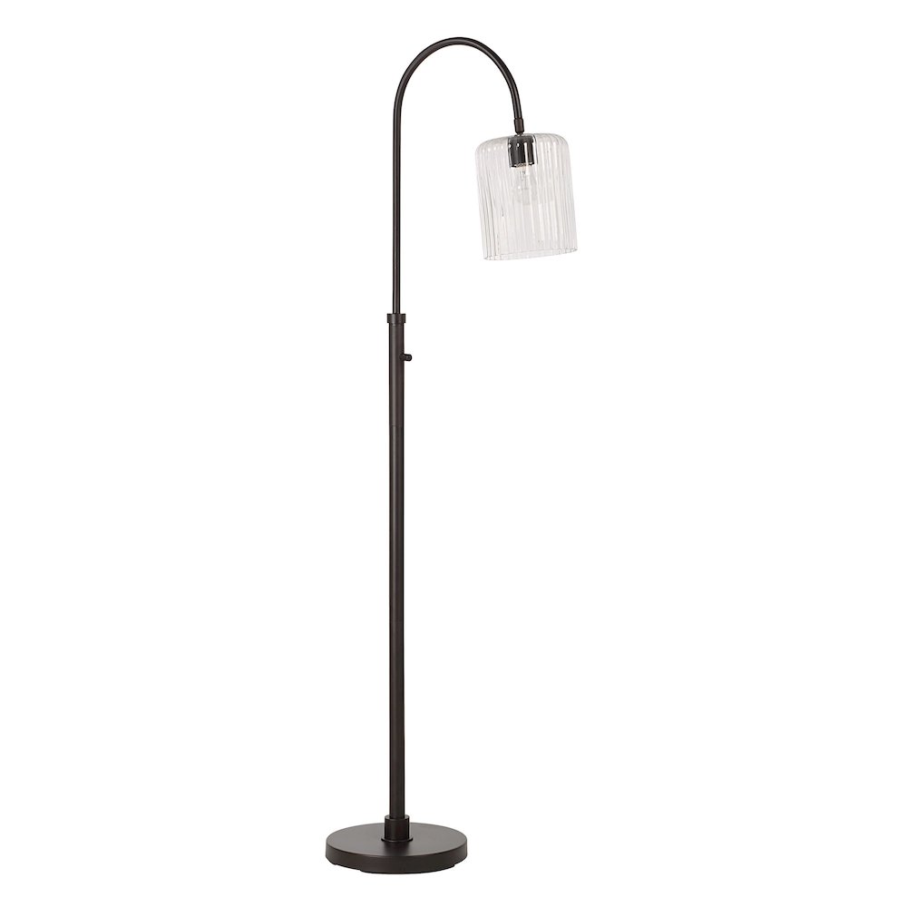 Danae 62.5" Height Floor Lamp, Black. Picture 3