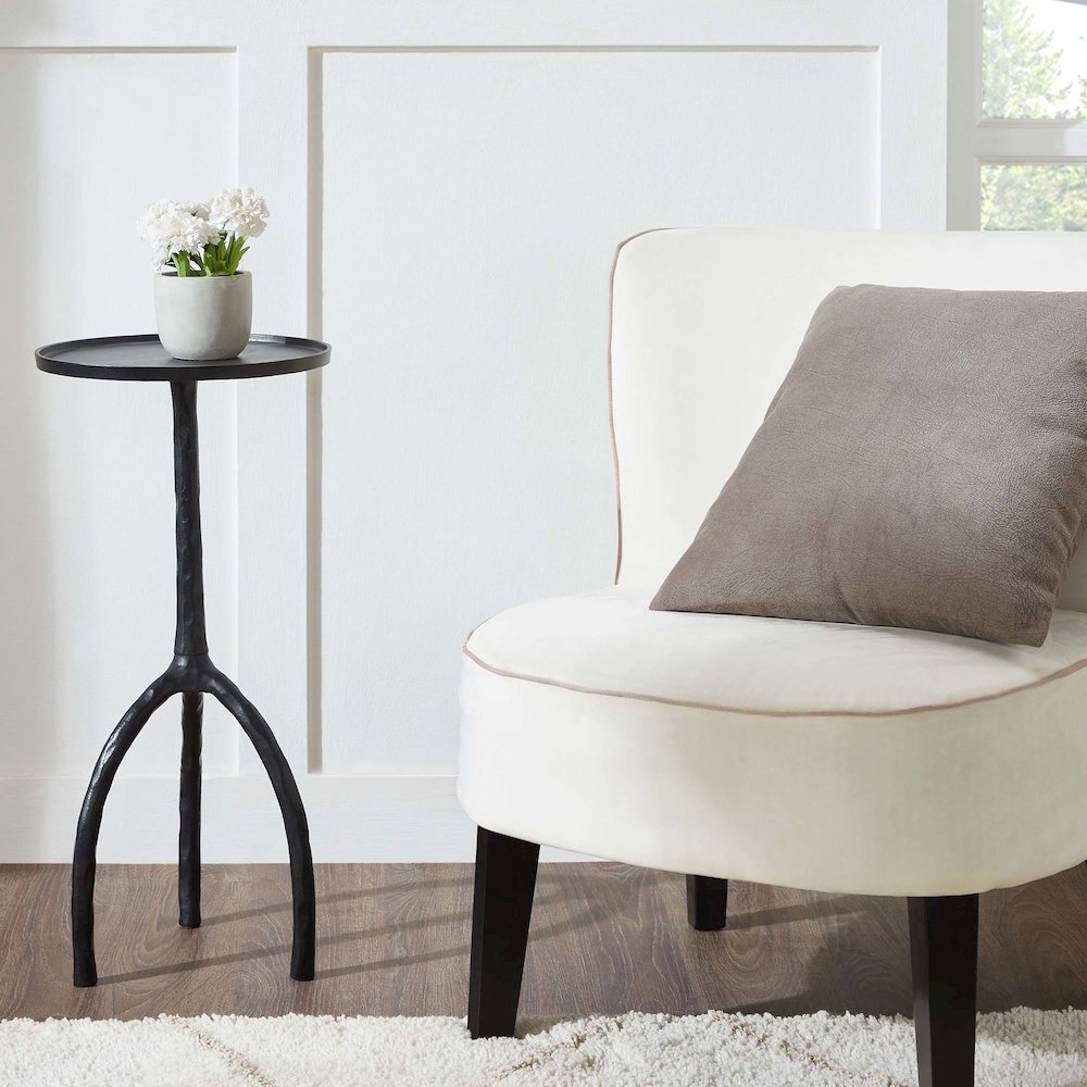 Konsta Indoor Aluminum Table, Matte Black. Picture 2