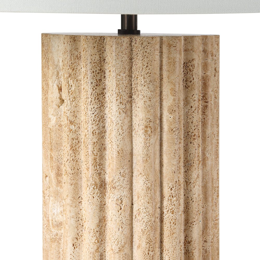 Milena 28" Height Table Lamp, Beige. Picture 3