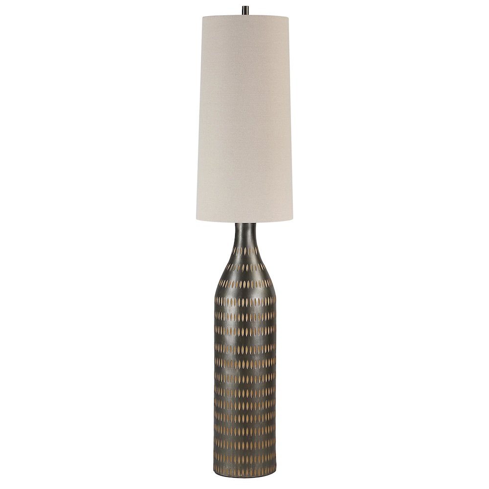 Crake 66.5" Height Floor Lamp, Brown. Picture 1