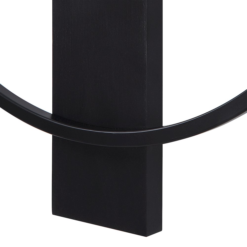Romane Wall Clock In Black Color. Picture 5