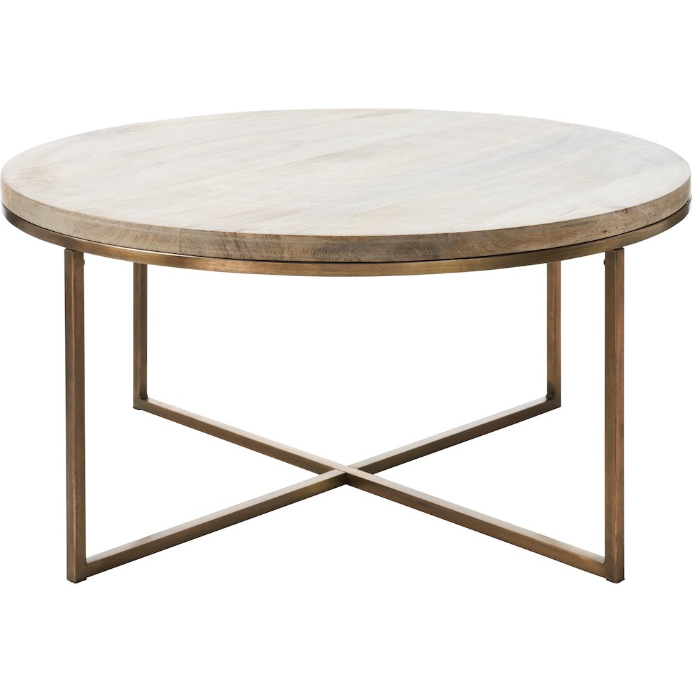 Liana ANTIQUE BRASS ODD SHAPE COFFEE TABLE. Picture 1