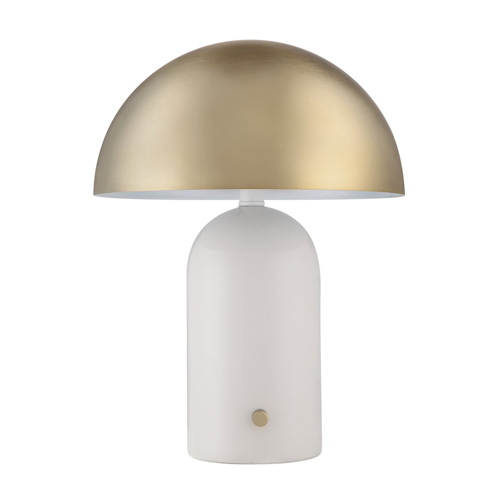Solero 16" Tall Table Lamp With Dome Iron Shade. Picture 1