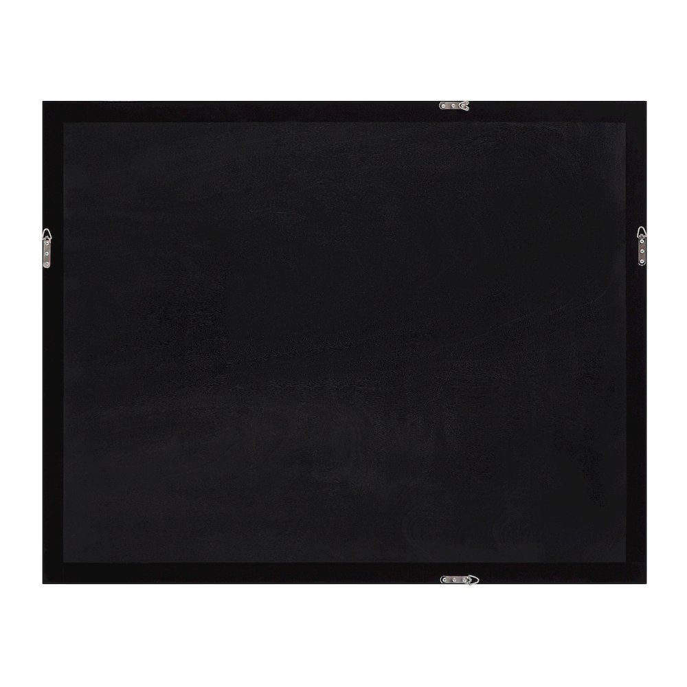 Mica 45" Wide Wall Art With Wood Frame, Painted Black. Picture 4
