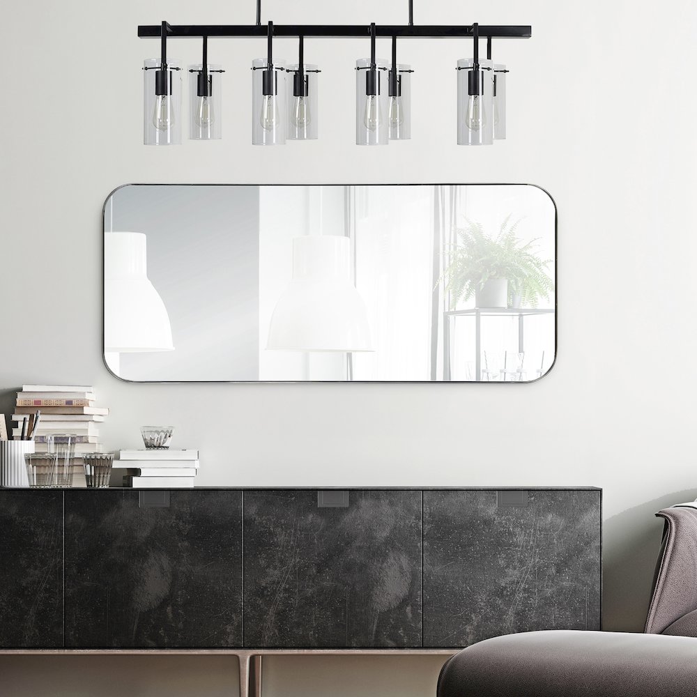 Delphinus 20 in. x 46 in. Rectangular Framed Mirror. Picture 7