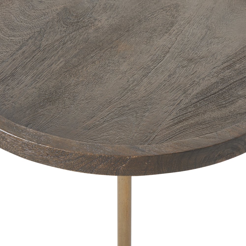 Braiden 21" Height Table, Brown. Picture 5
