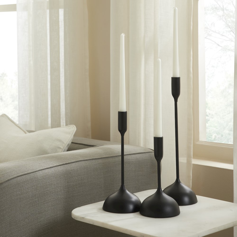 Chambers Set Of 3 Tapered Candle Holder. Picture 2