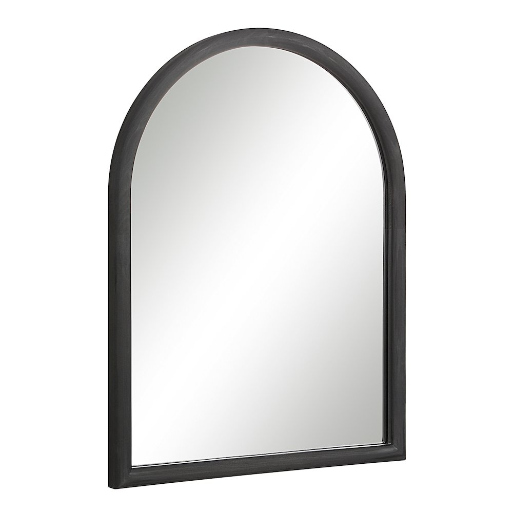 Olfito 24" H x 18" W Wall Mirror, Black. Picture 3