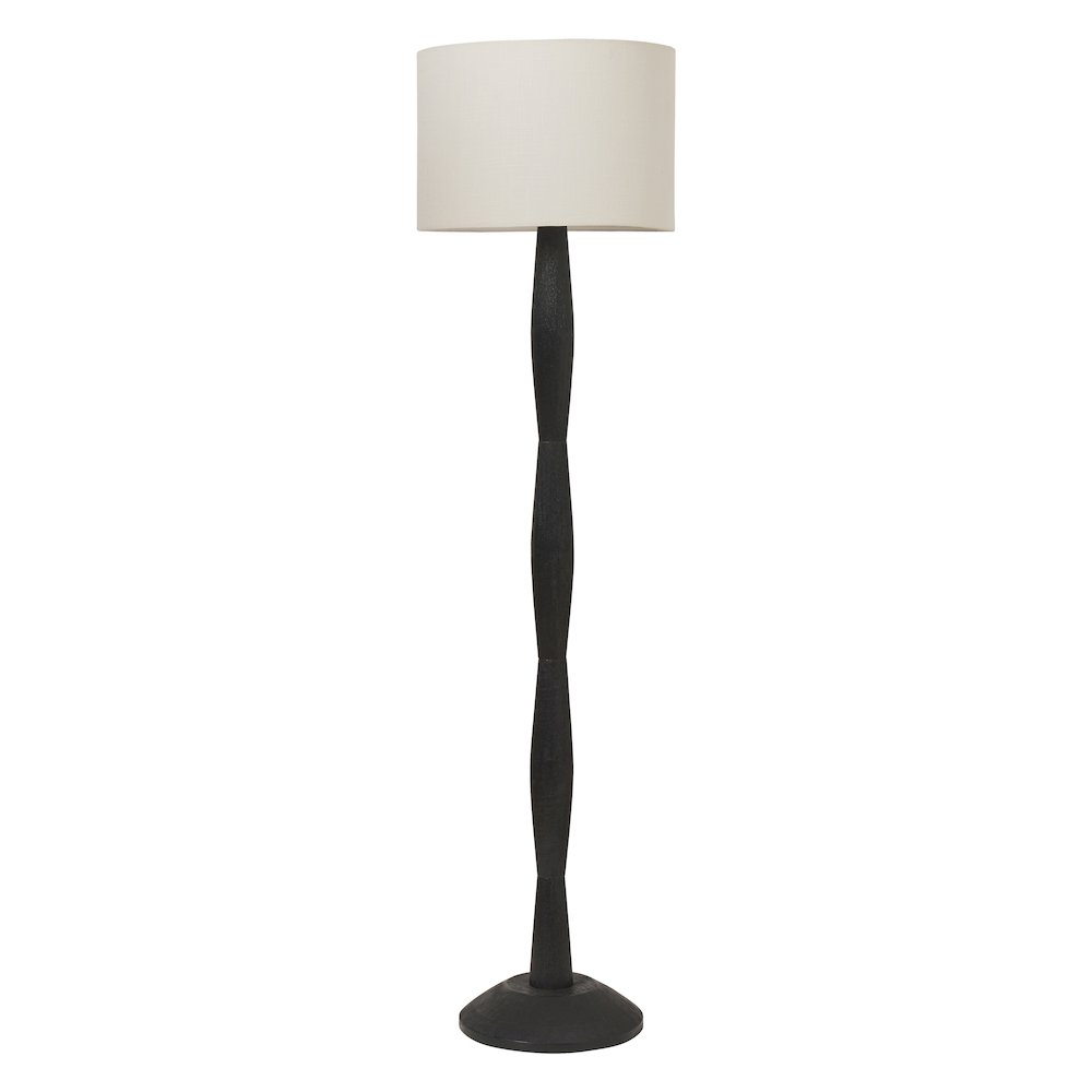 Francine 60" Height Floor Lamp, Black. Picture 1