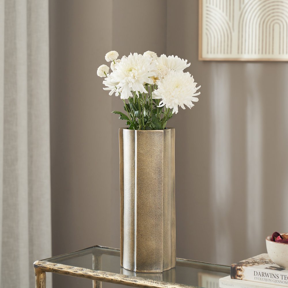 Interlude Indoor Vase, Yellow. Picture 2