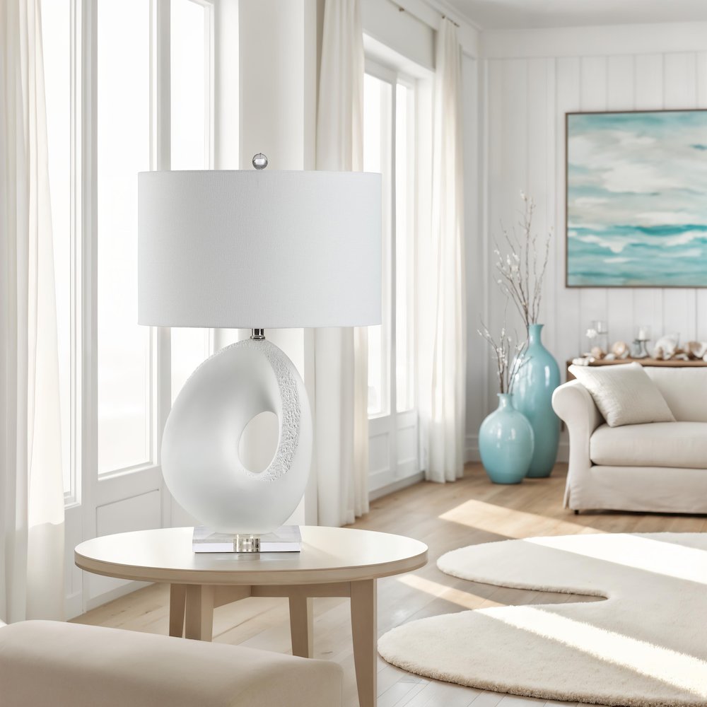 Opalis 29.0" Height Table Lamps, White. Picture 2