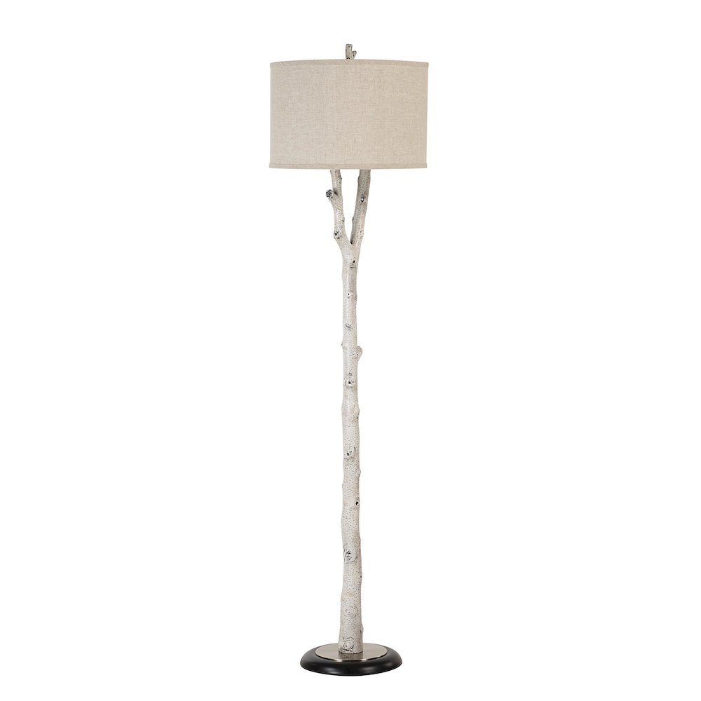 Criterion 67.5" Height Floor Lamp, Grey. Picture 3