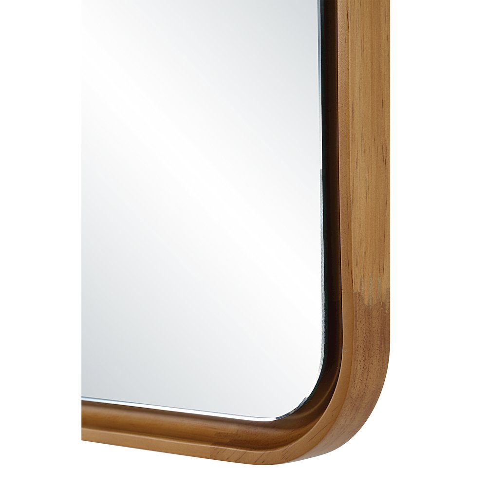 Tillie 36" H x 24" W Wall Mirror, Beige. Picture 5