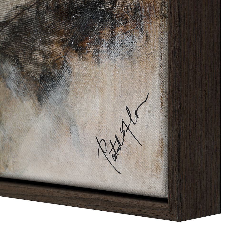 Alloy 40" Wide Canvas Art with Wood Frame, Black Oak. Picture 5