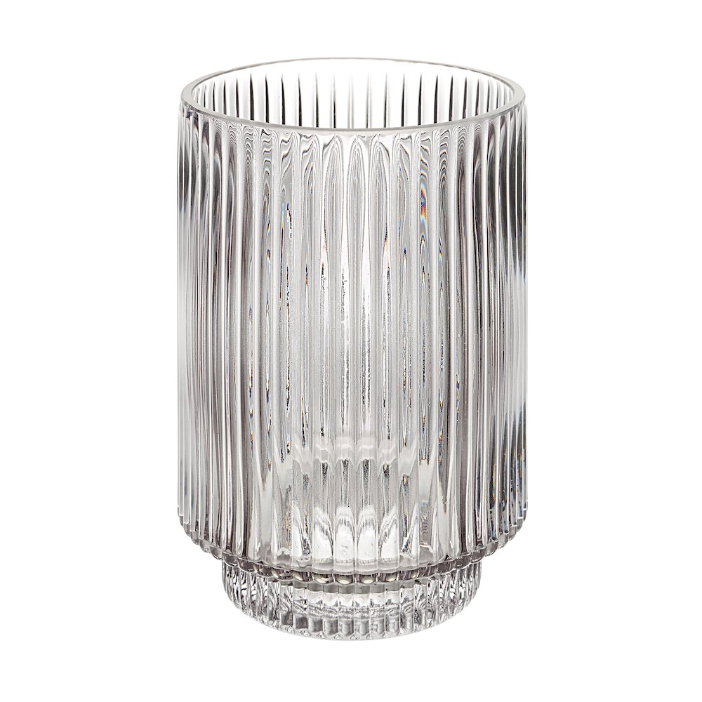 Amiens Glass Vase In Grey Color. Picture 1