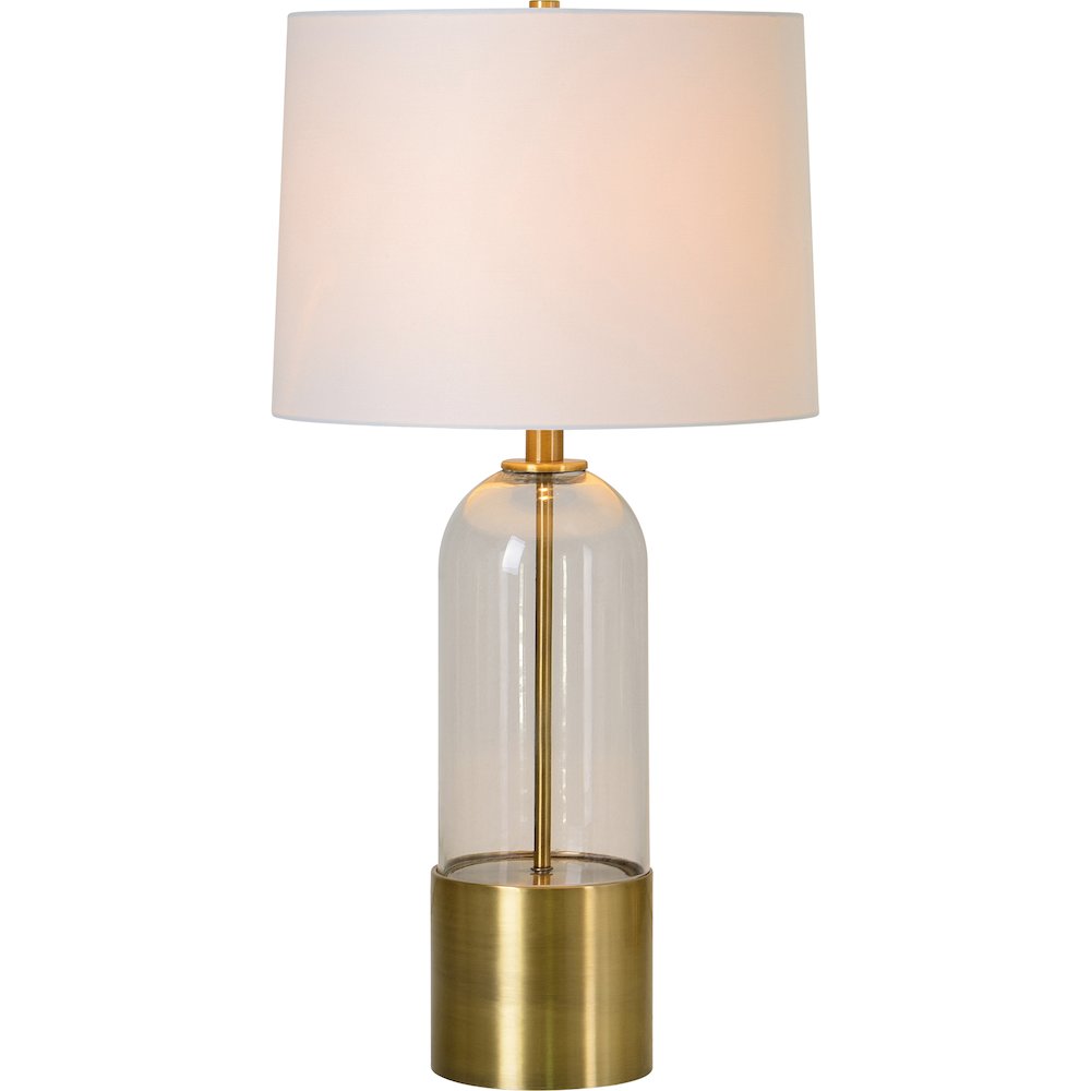 Theodore 27.5" Length Table Lamp, Antique Brass. Picture 3