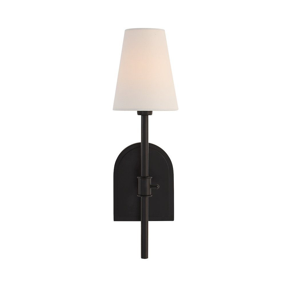 Mililani 17.38" Height Wall Sconce, Black. Picture 5
