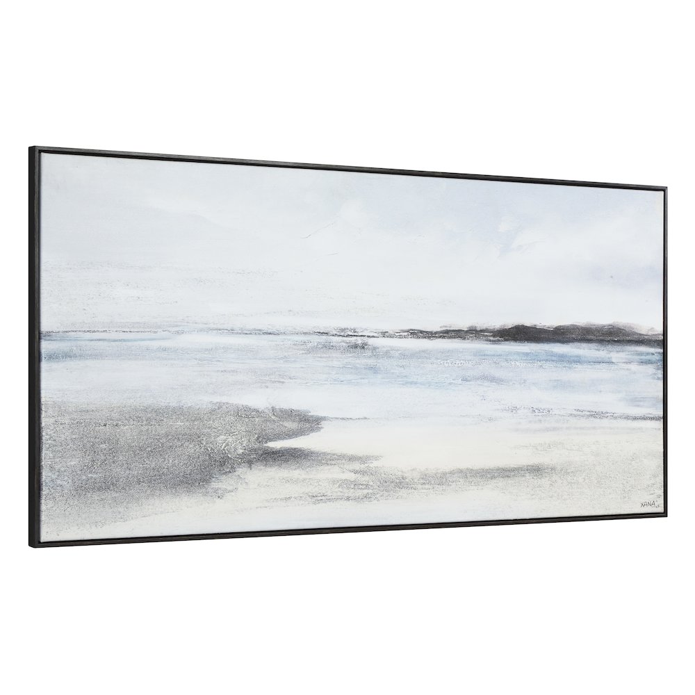 Balnea 30" H x 60" W Canvas Art, Blue. Picture 2