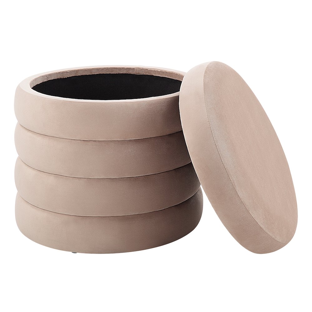 Lloyd Storage Ottoman In Cream Color. Picture 3