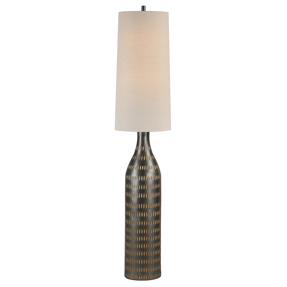 Crake 66.5" Height Floor Lamp, Brown. Picture 3