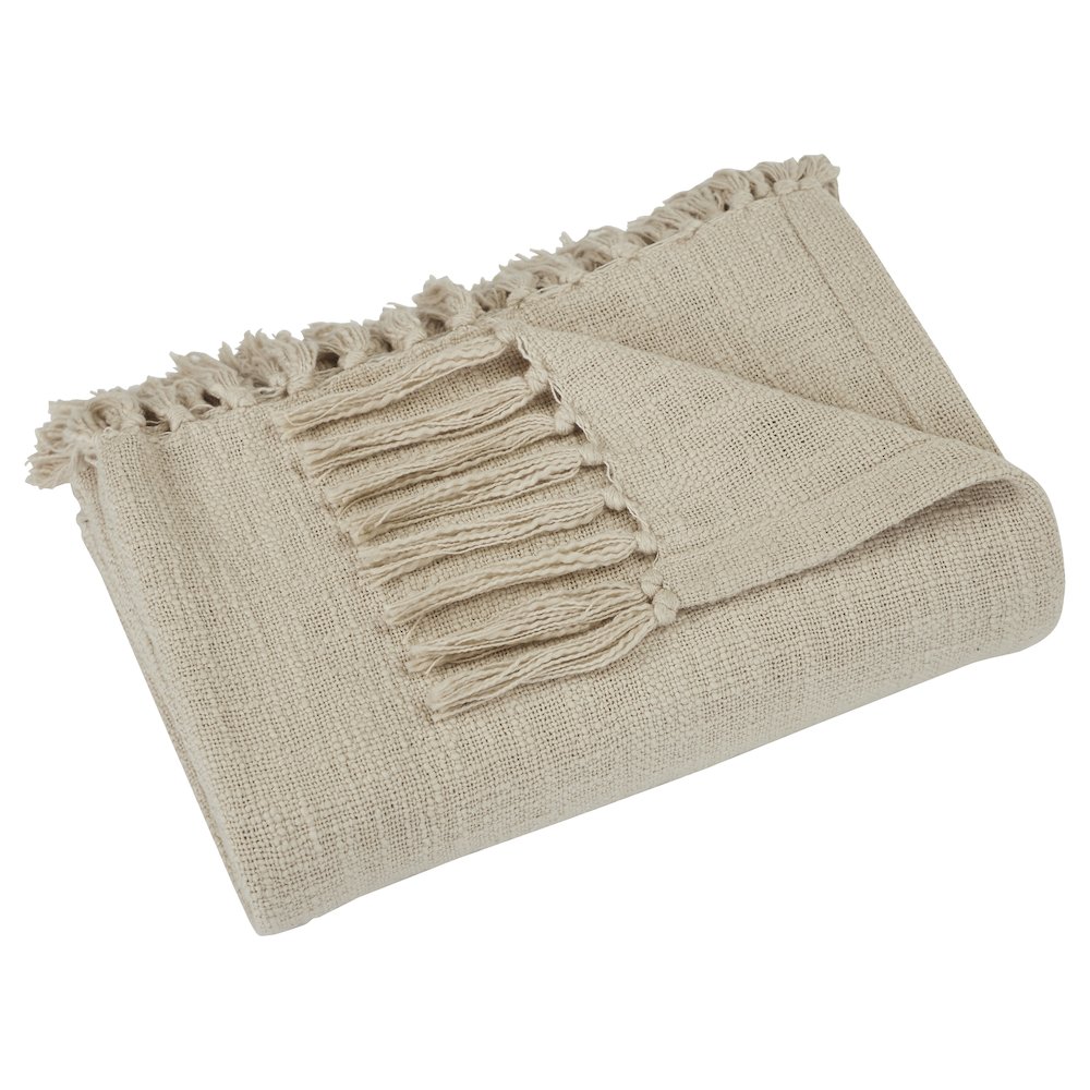 Curtis 70X50 Throw, Beige. Picture 5